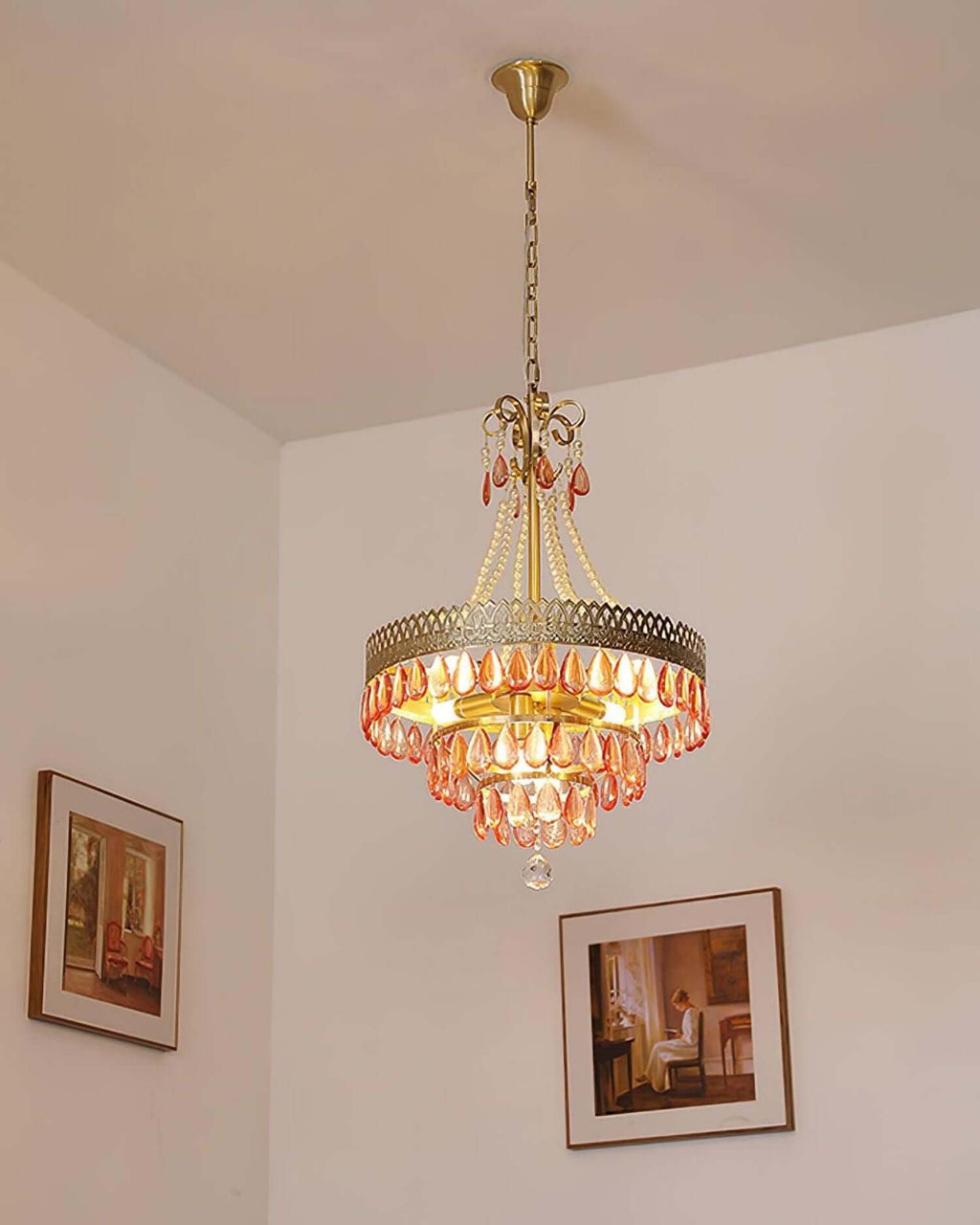 Ruby Chandelier