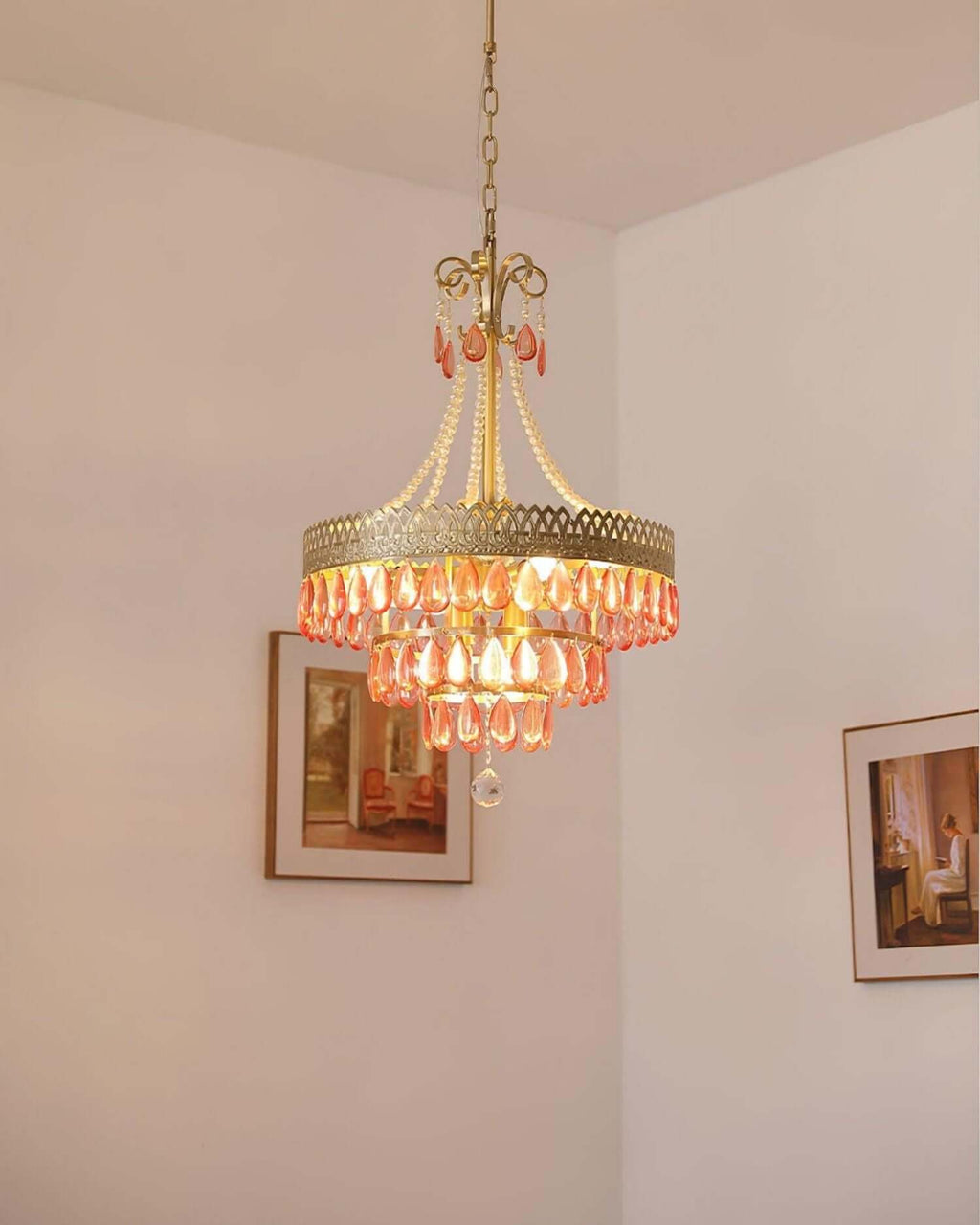 Ruby Chandelier