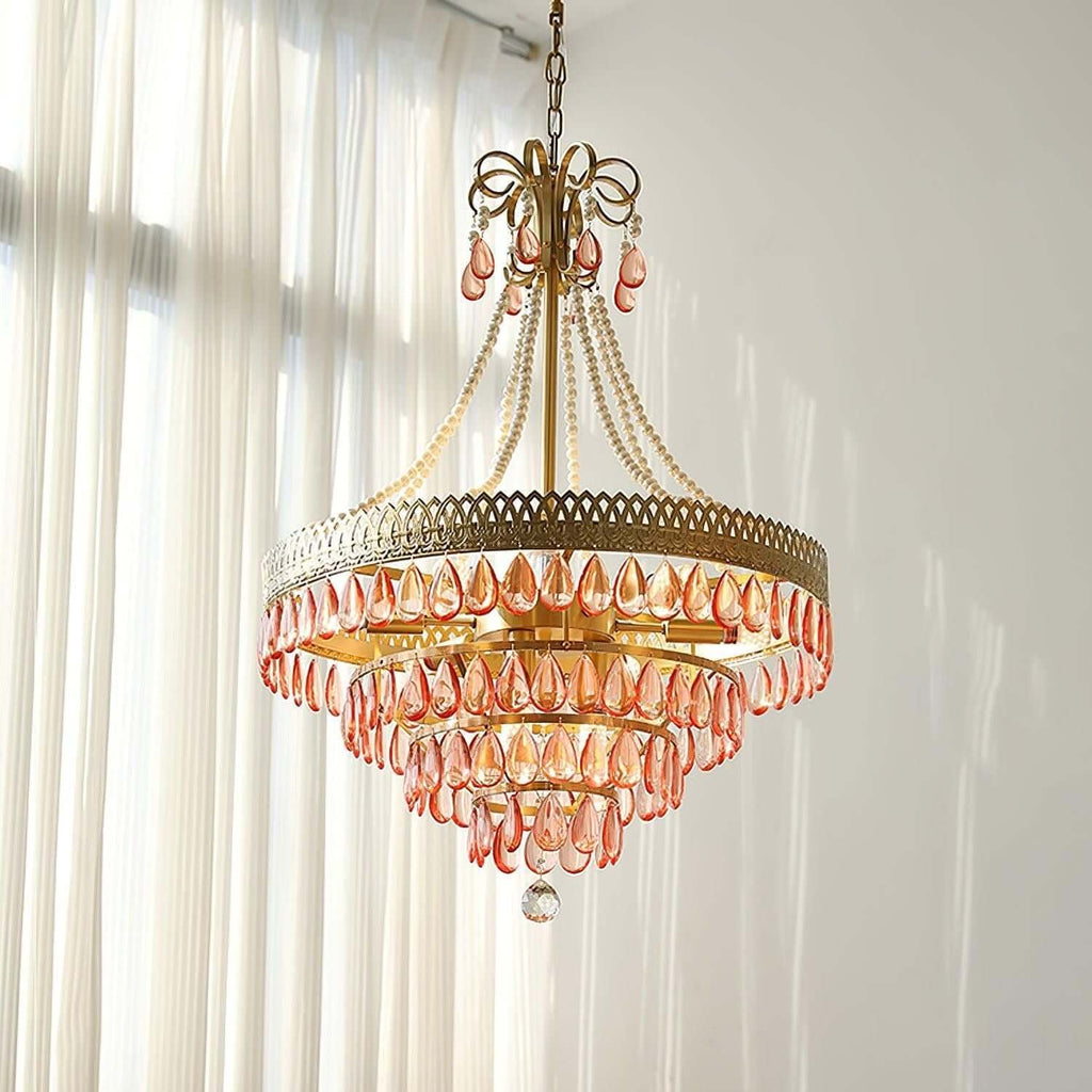Ruby Chandelier