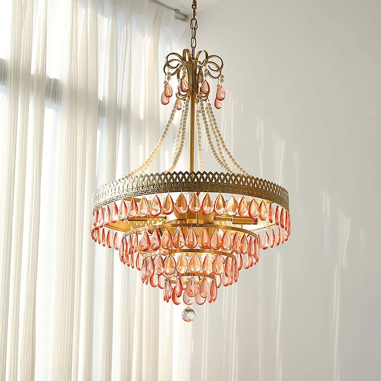Ruby Chandelier