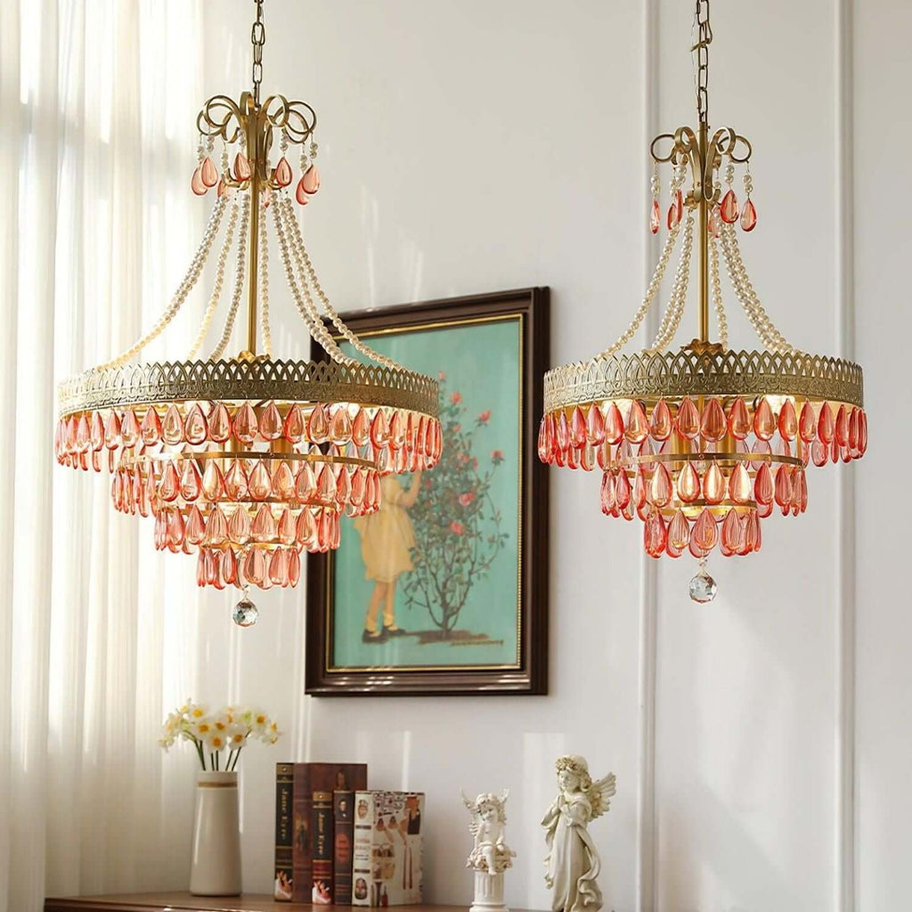Ruby Chandelier