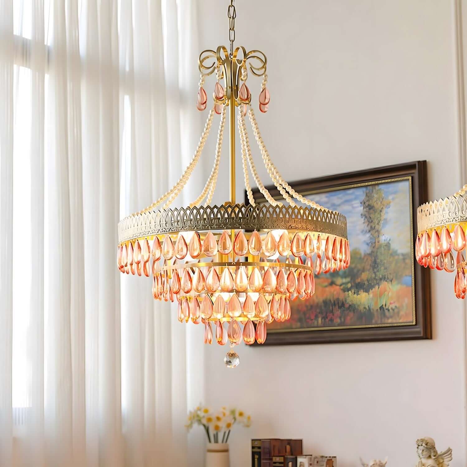 Ruby Chandelier