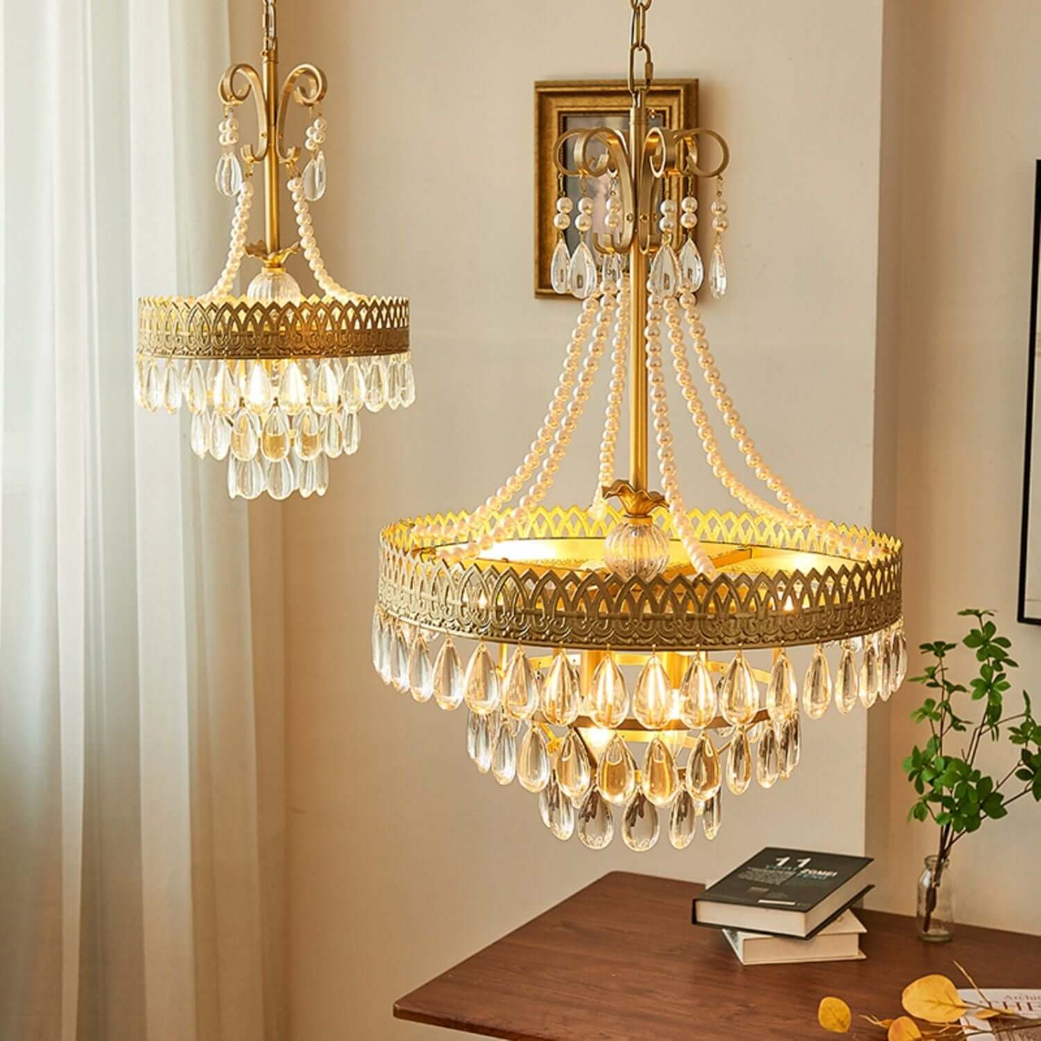Ruby Chandelier
