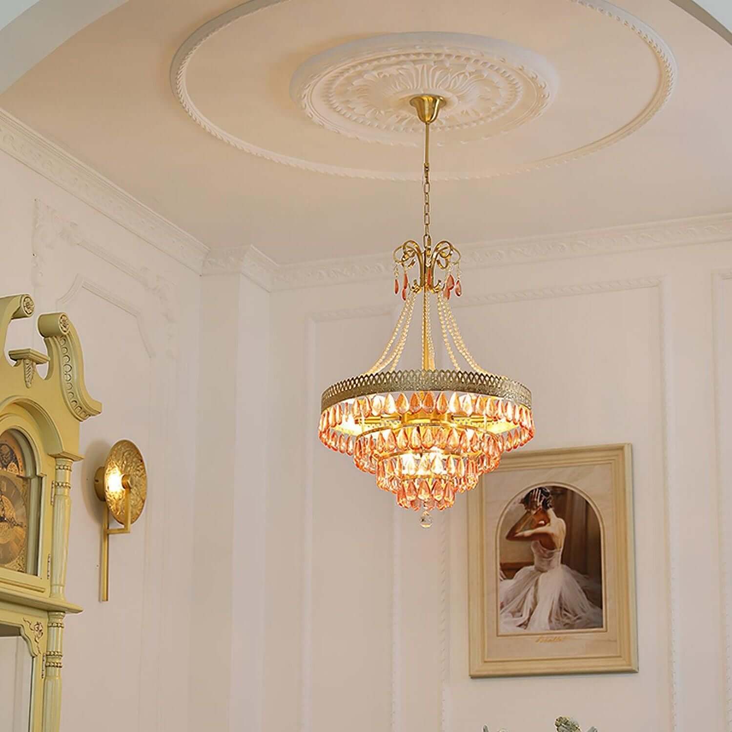 Ruby Chandelier