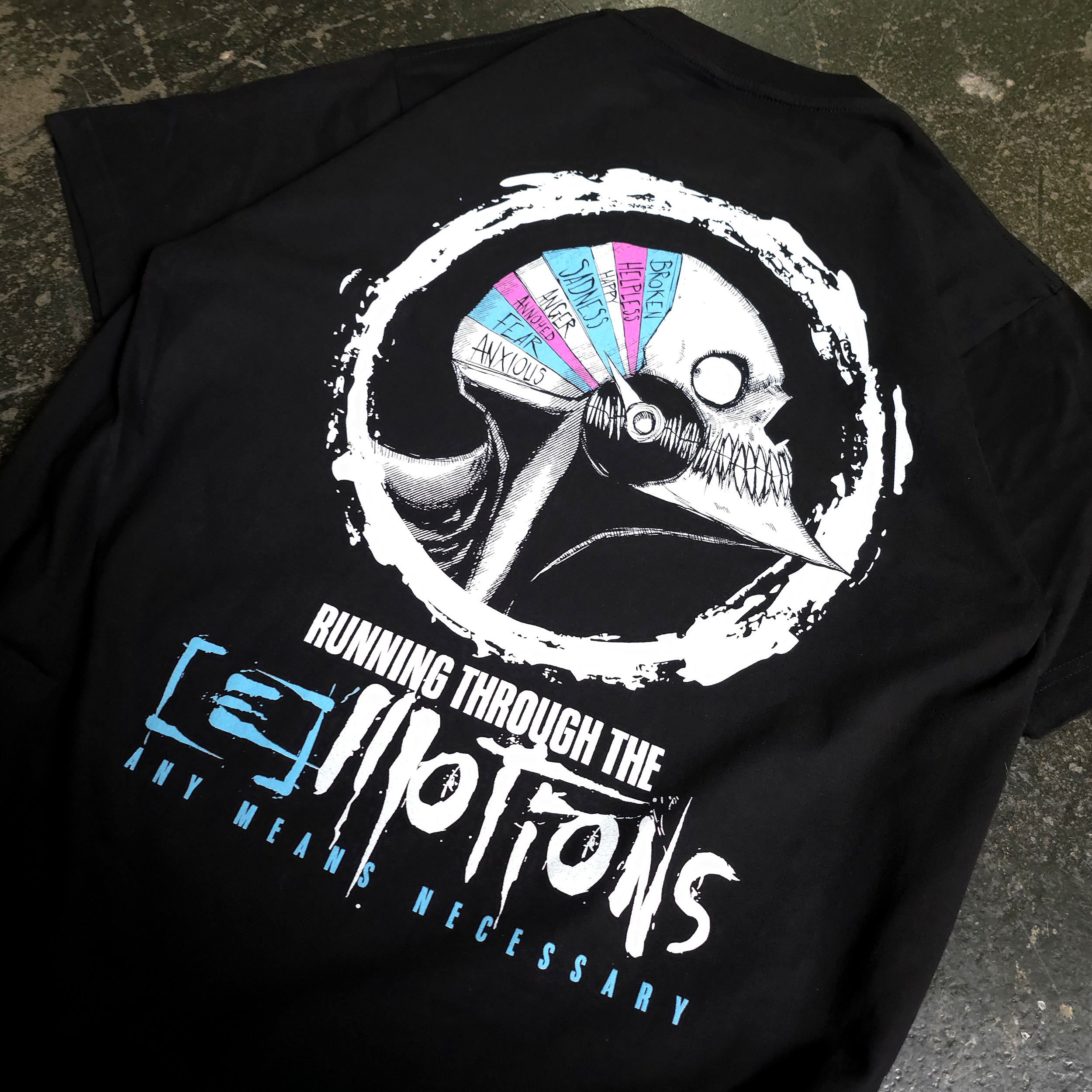 Running Emotions T-Shirt Black