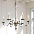 Rustic Candlestick Chandelier