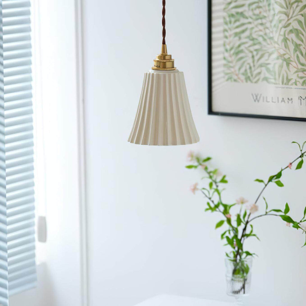 Trumpet Ceramic Pendant Light