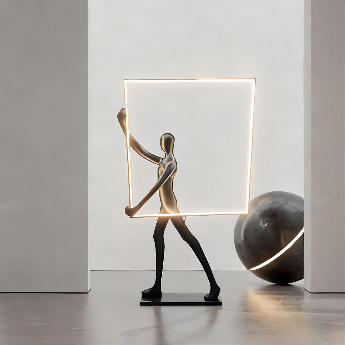 Rynza Sculptural Floor Lamp