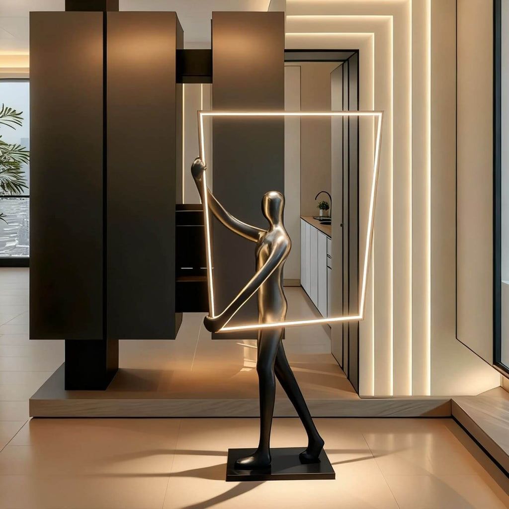 Rynza Sculptural Floor Lamp