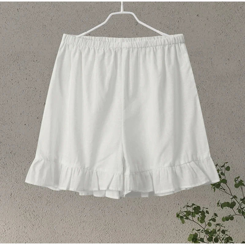 Lace Up Doll Collar Shirt Skirt Sets Short Puff Sleeve Top Suit Pleat Mini Skirts