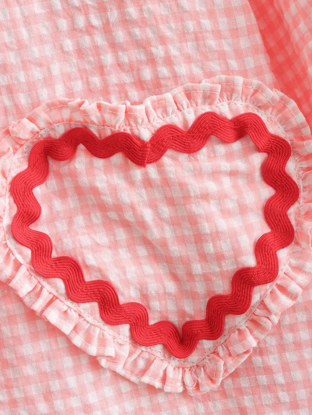 Heart Pockets Ladies V Neck Bow Buttons Blouses