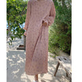 Spring Summer Flare Sleeve Loose Female Pleated Dress vestidos