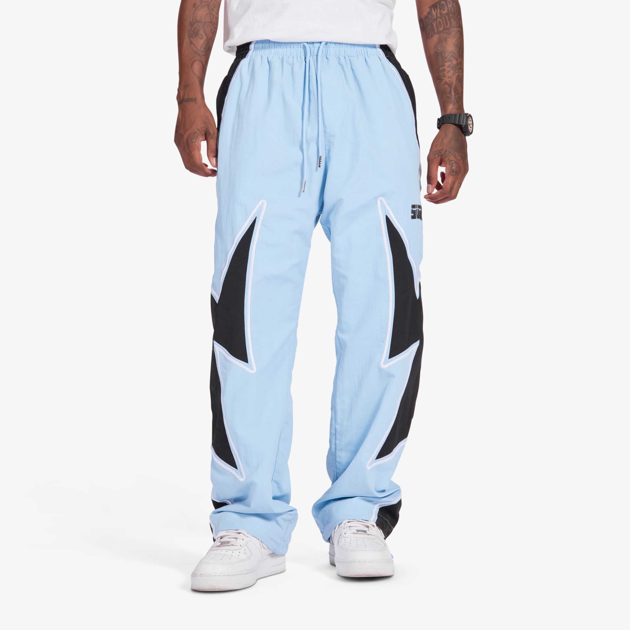 Sugarhill Bolt Windbreaker Pants - Baby Blue
