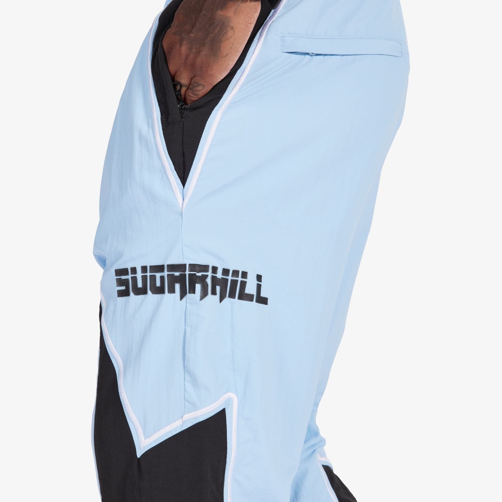 Sugarhill Bolt Windbreaker Pants - Baby Blue