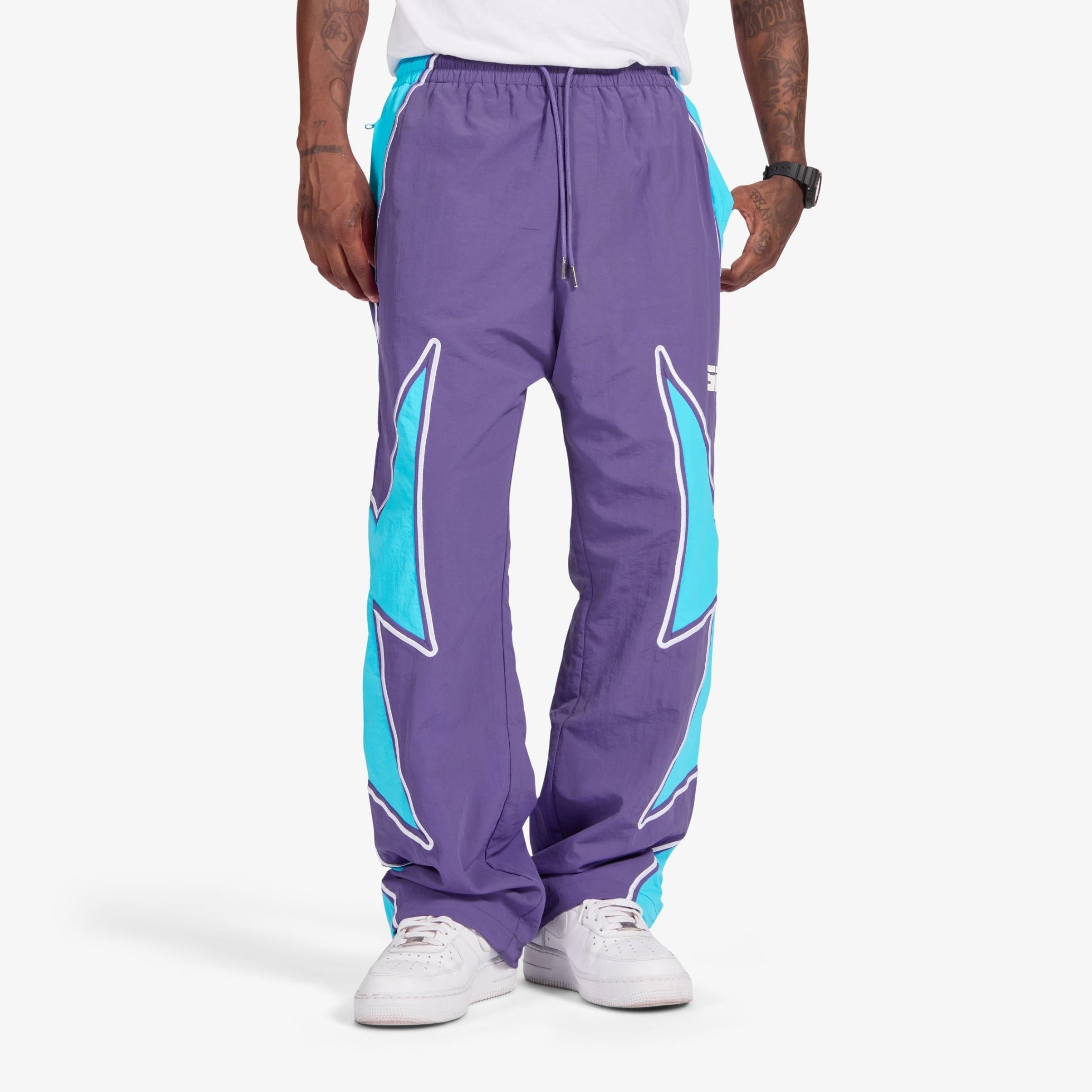 Sugarhill Bolt Windbreaker Pants - Purple