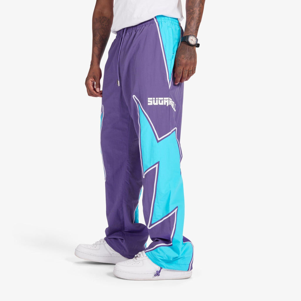 Sugarhill Bolt Windbreaker Pants - Purple