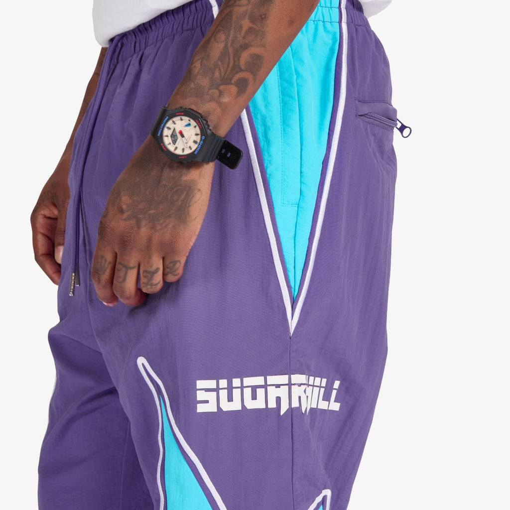 Sugarhill Bolt Windbreaker Pants - Purple