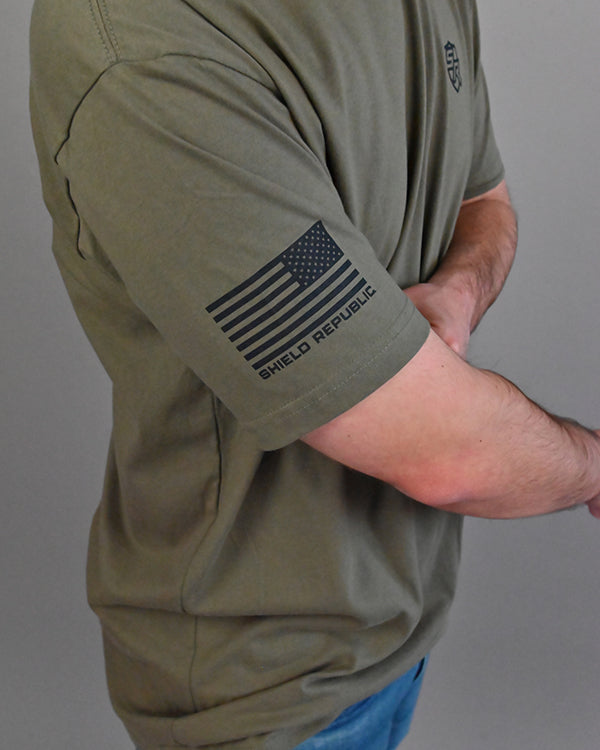 Firearm Flag Graphic Tee & Hoodie