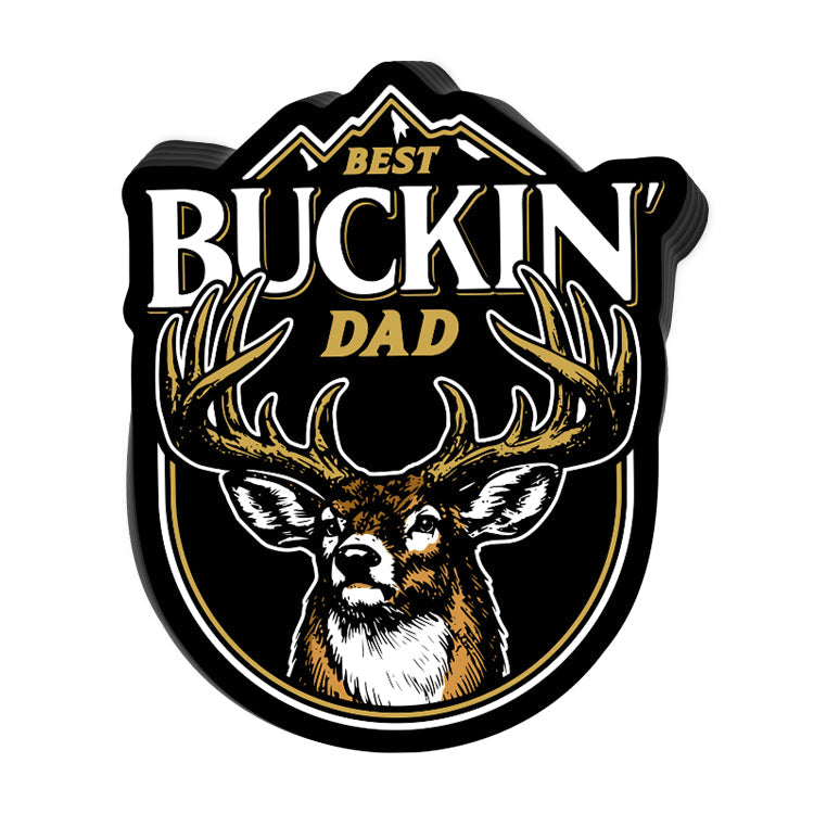 Best Buckin' Dad Deer (Decal)