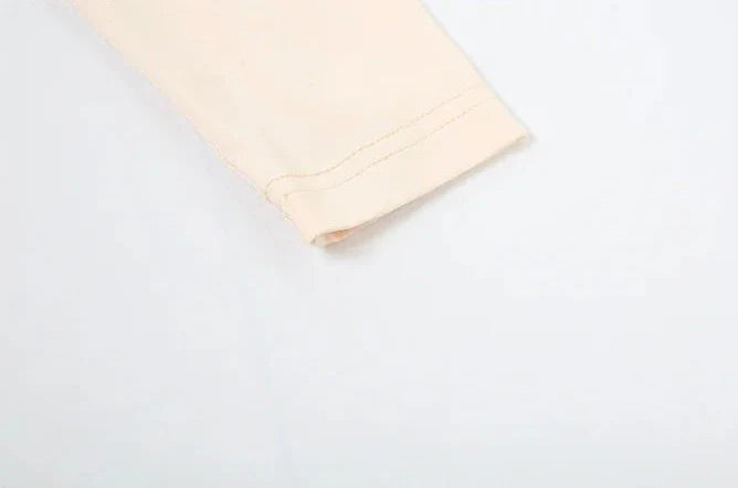 Backless Full Sleeve O-neck Basic Fit Bodycon