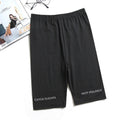 Shorts Thin Fitness Casual High Waist Biker Short Summer Slim Knee-Length Bottoms Streetwear