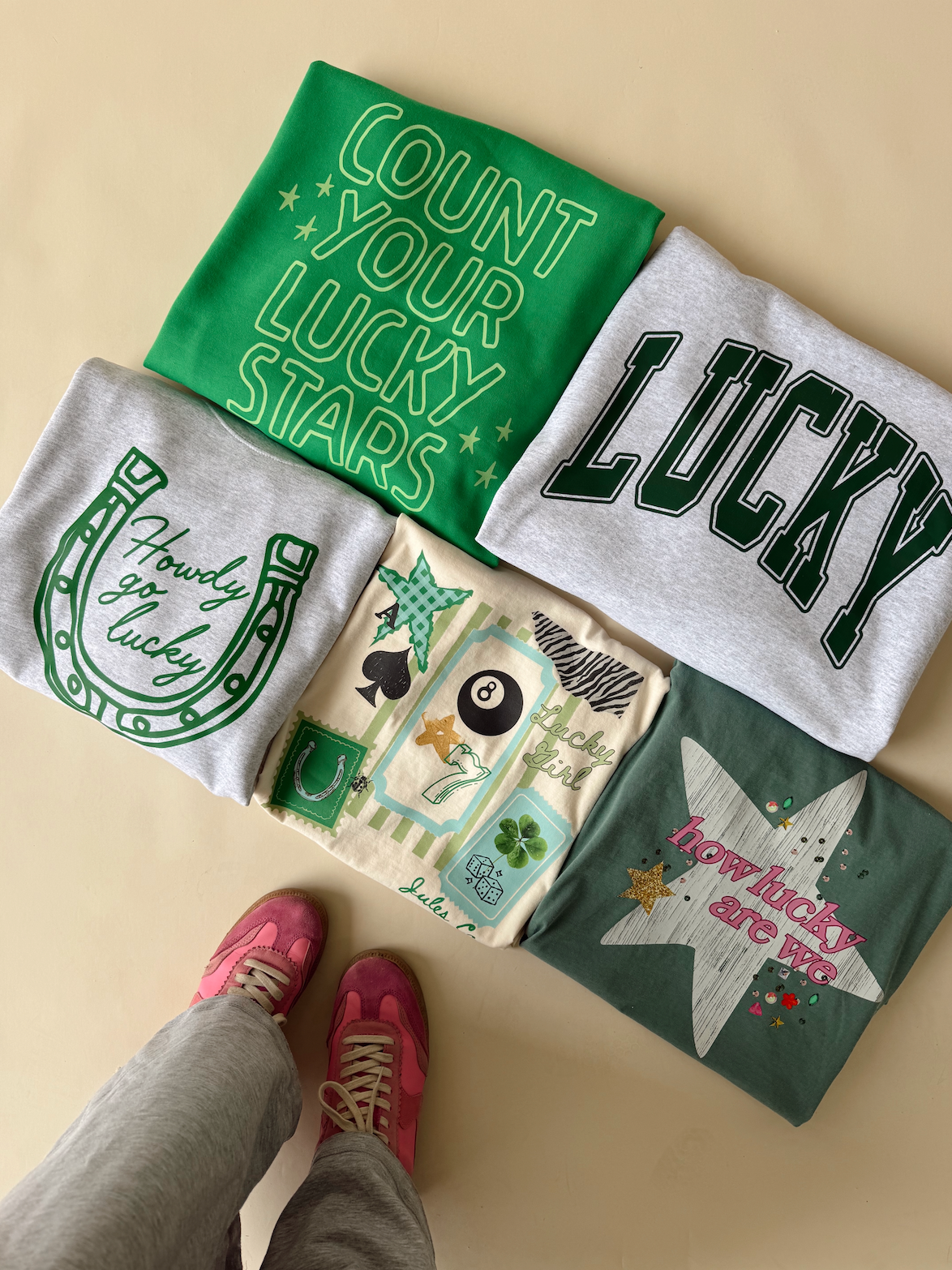Howdy Go Lucky Crewneck