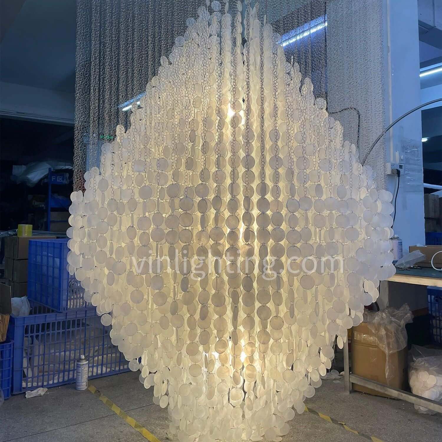 Sea-shell FUN Large Chandelier