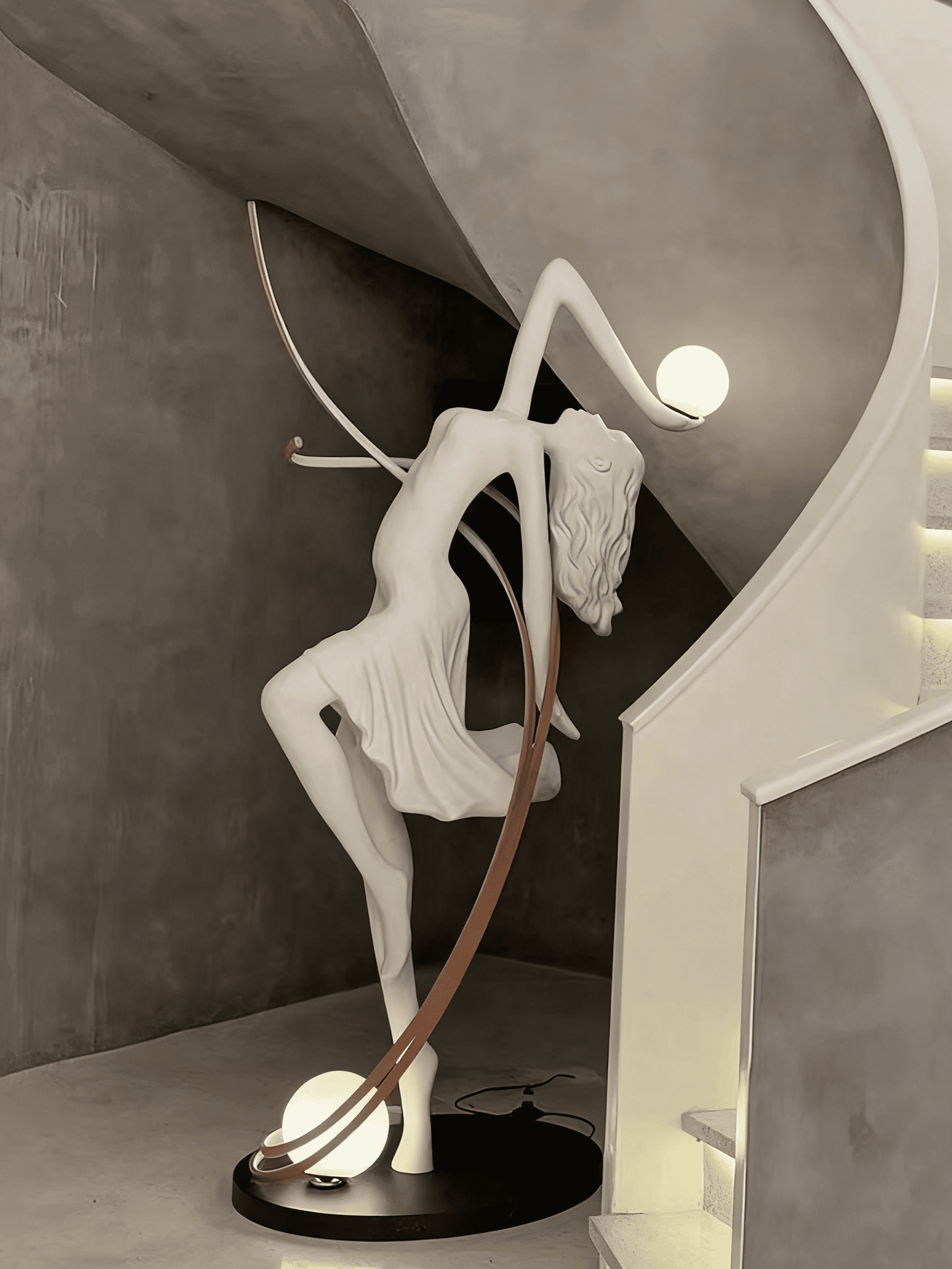 Seralya Sculpture Floor Lamp