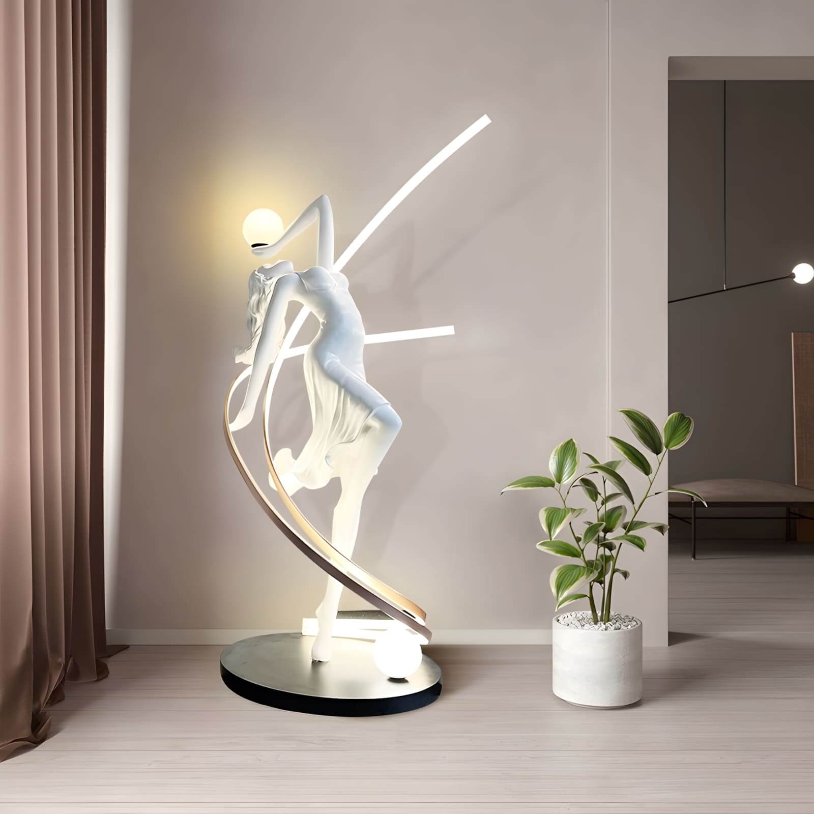 Seralya Sculpture Floor Lamp