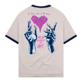 Sharp Edges T-Shirt Vintage White/Blue