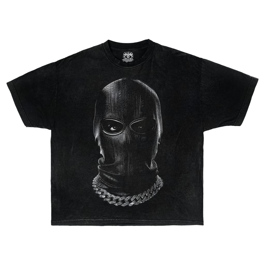 Shiesty V1 Streetwear Tee 180 GSM Black Cotton Short Sleeve T Shirt Unisex