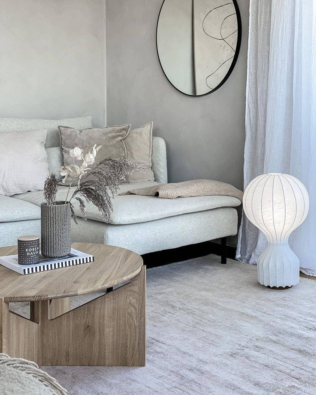 Silk Balloon Table Lamp