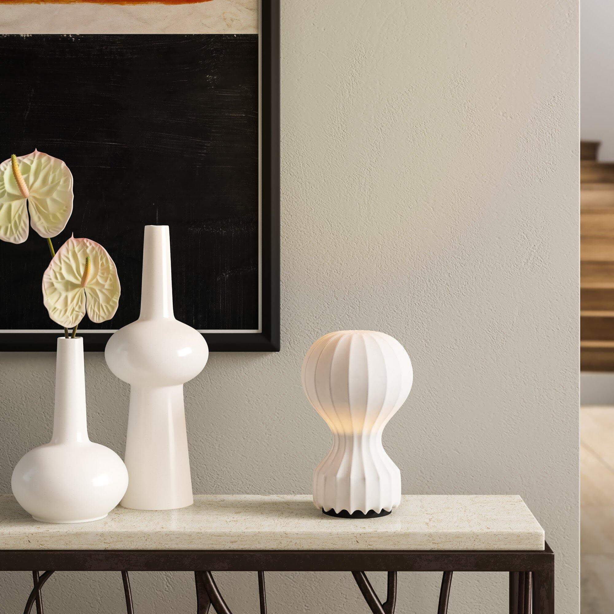 Silk Balloon Table Lamp