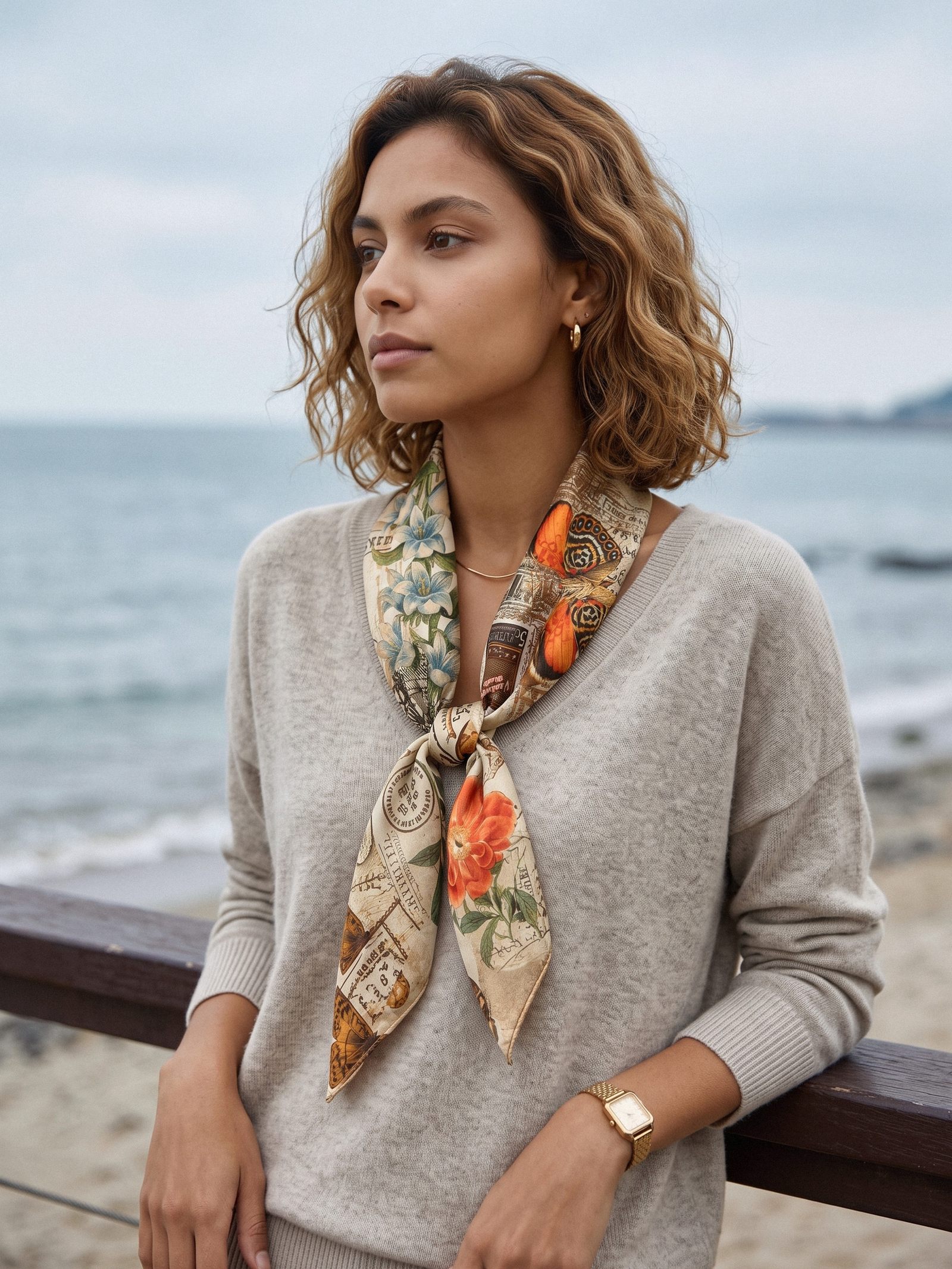 Airy Silk Cotton Everyday Scarf