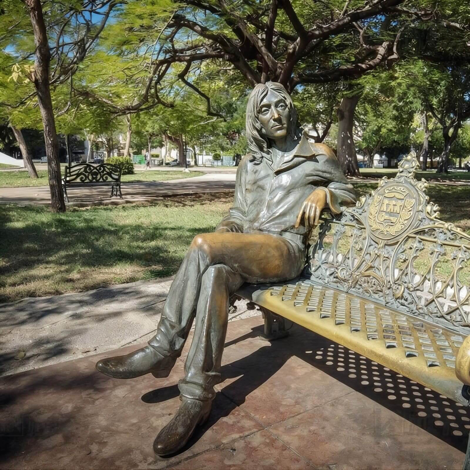 Sitting Man Sculpture