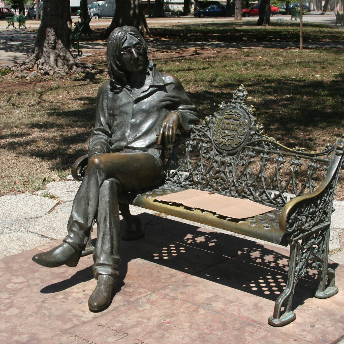 Sitting Man Sculpture
