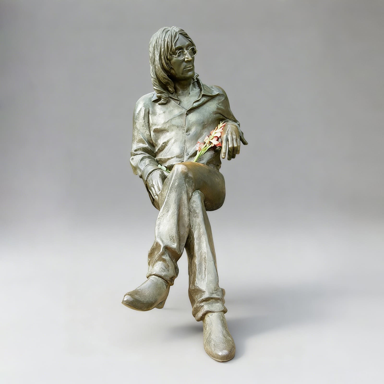 Sitting Man Sculpture