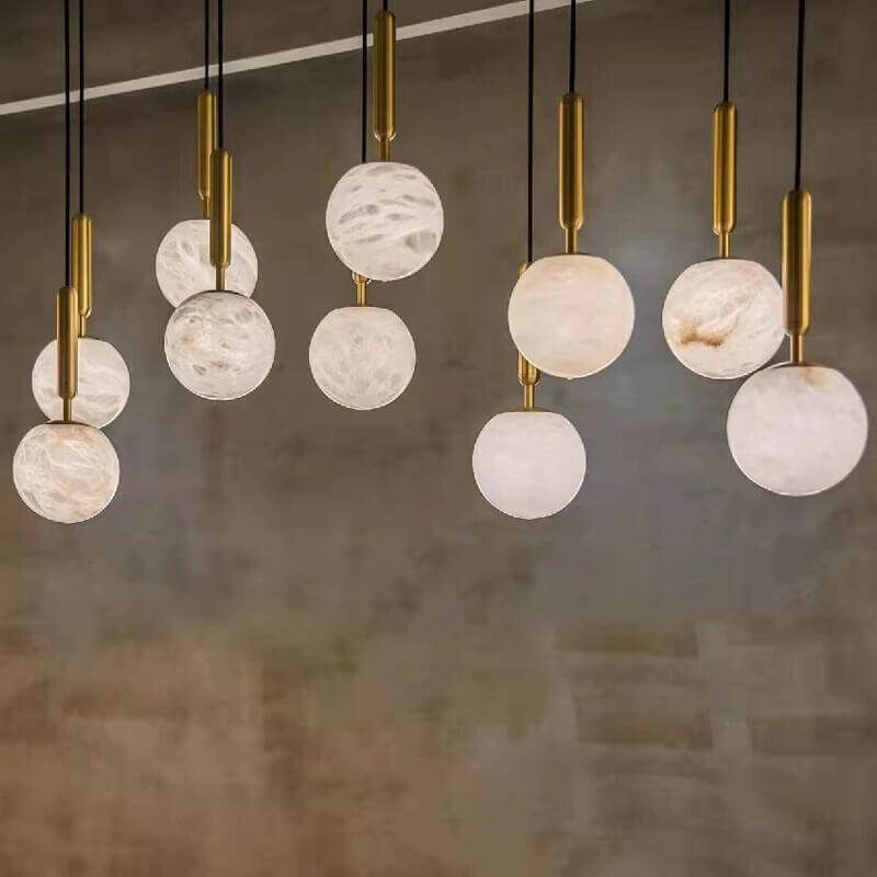 Alabaster Global Pendant Light