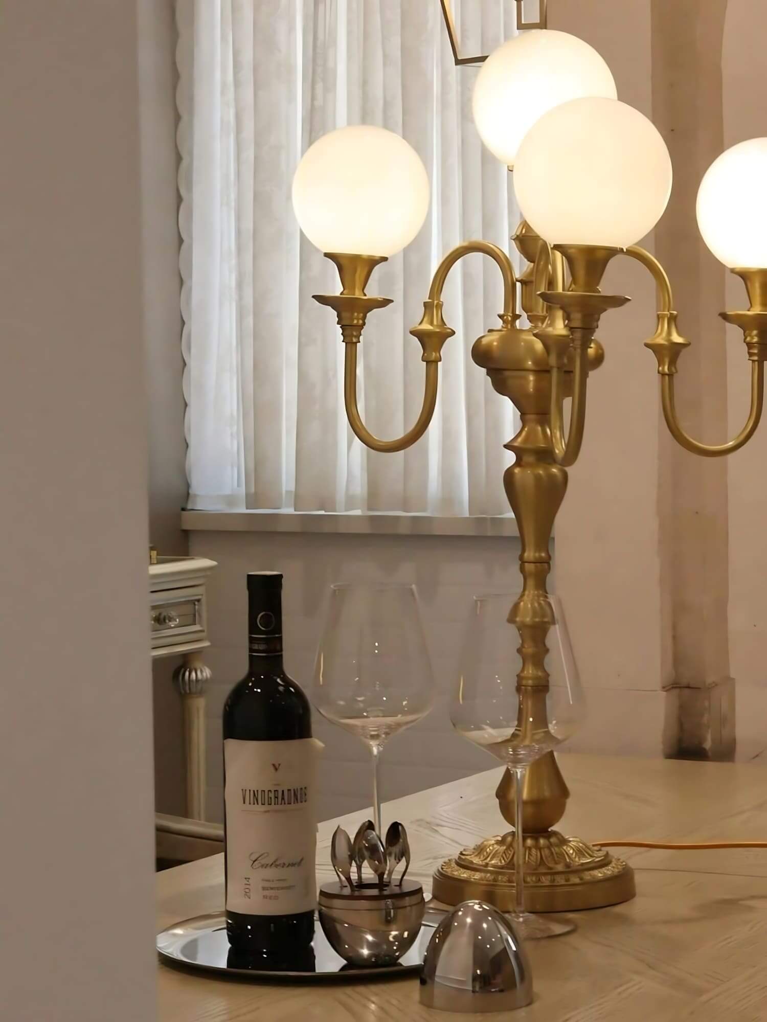 Solora Brass Table Light