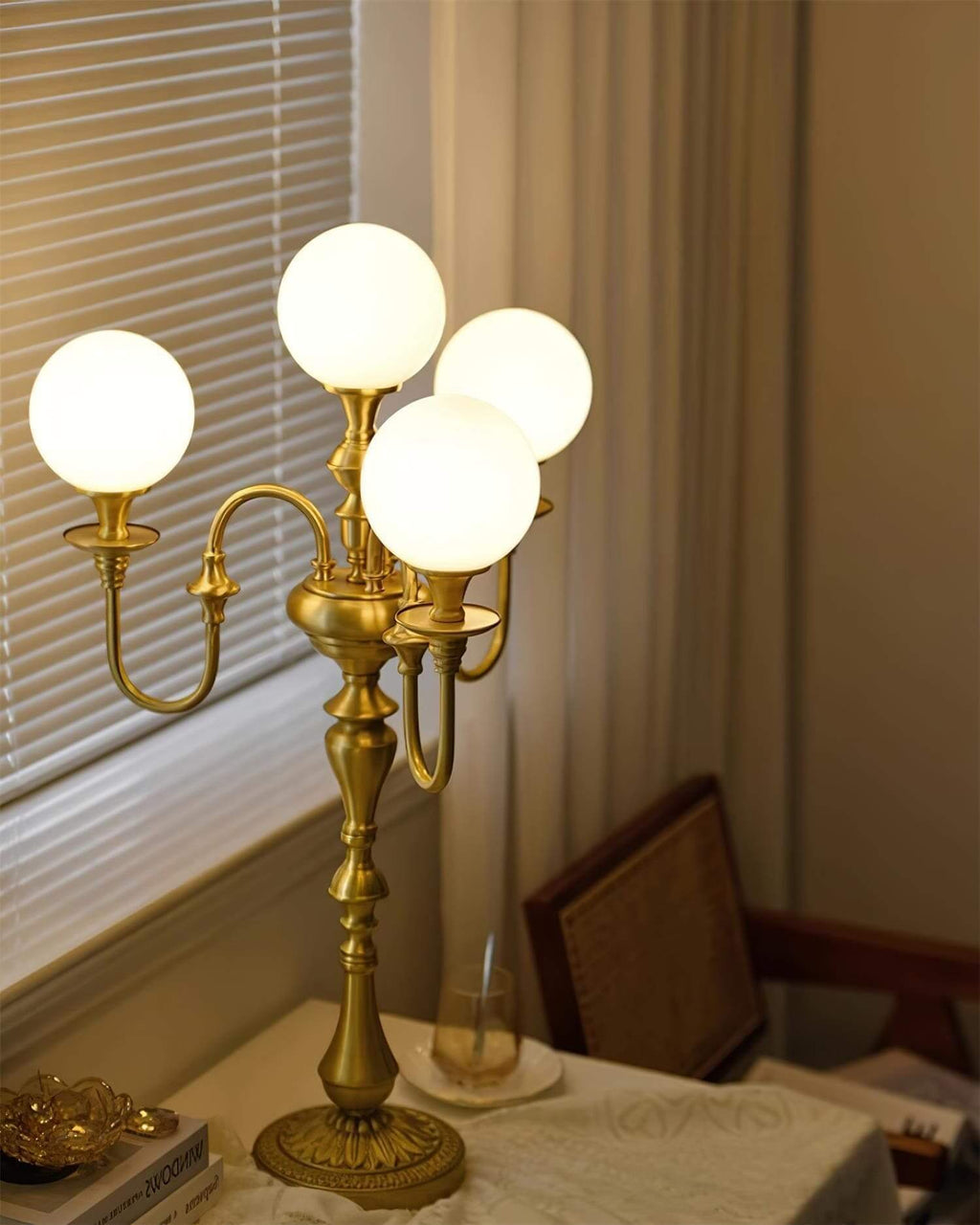 Solora Brass Table Light