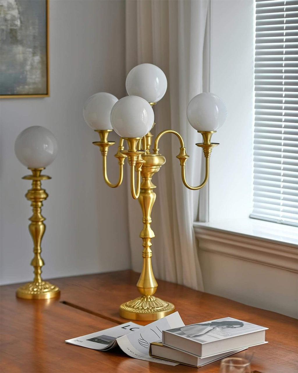 Solora Brass Table Light