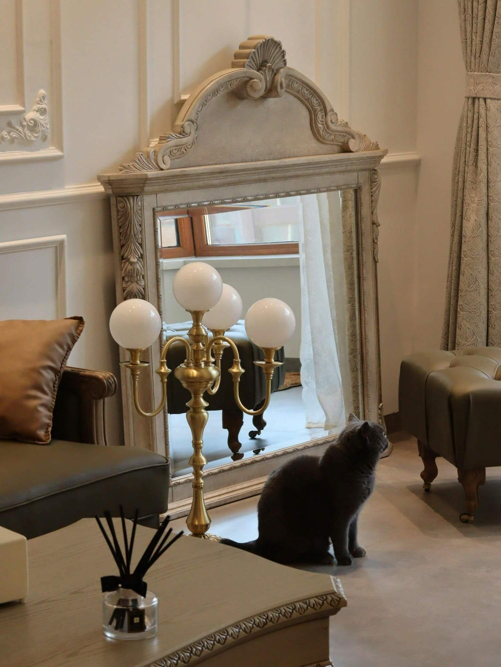 Solora Brass Table Light