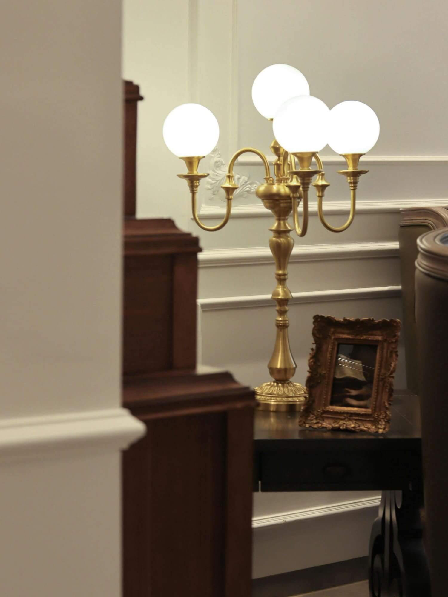 Solora Brass Table Light