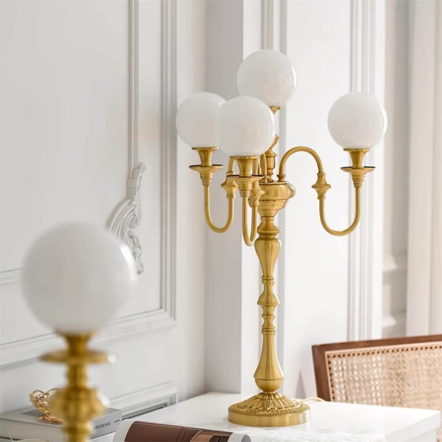 Solora Brass Table Light