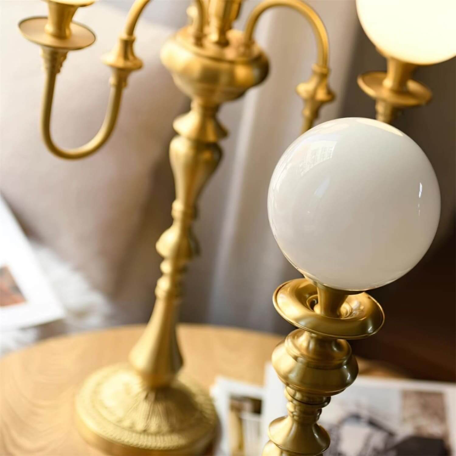 Solora Brass Table Light