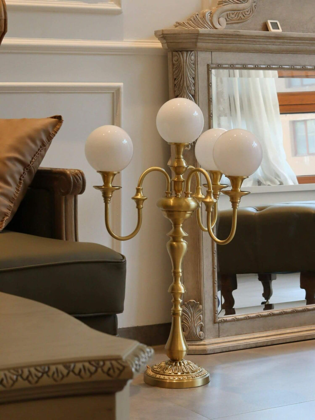 Solora Brass Table Light