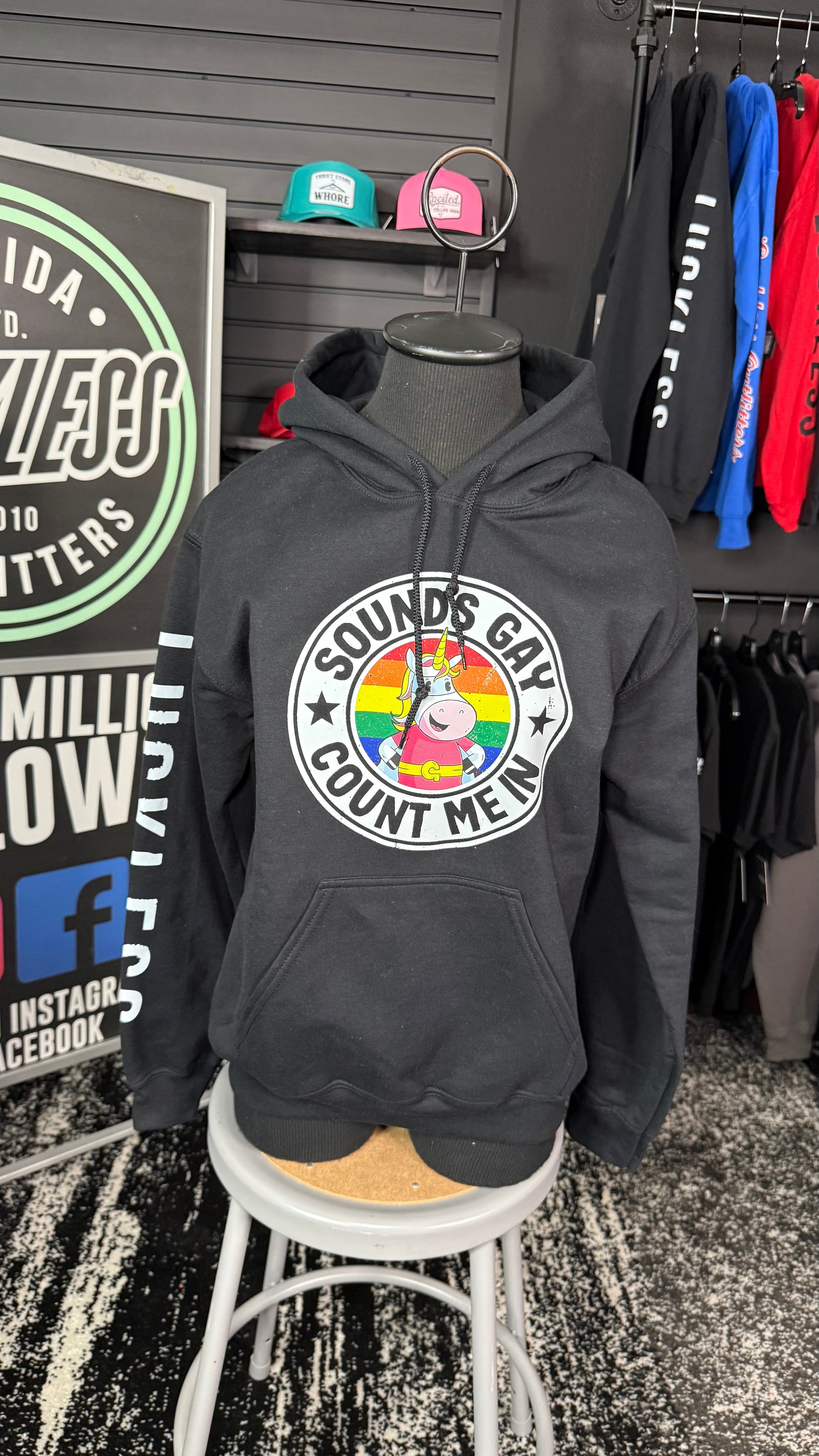 Sounds Gay Count Me In Hoodie