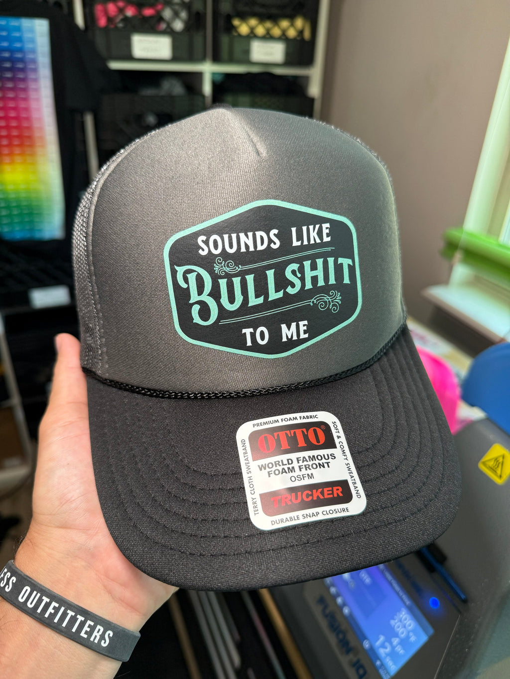 Sounds Like Bullshit To Me Trucker Hat