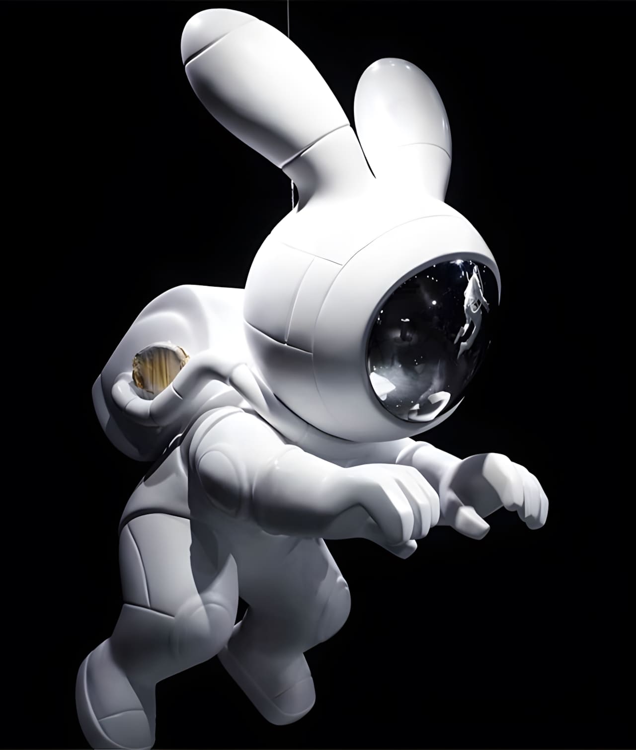 Space Rabbit Sculpture