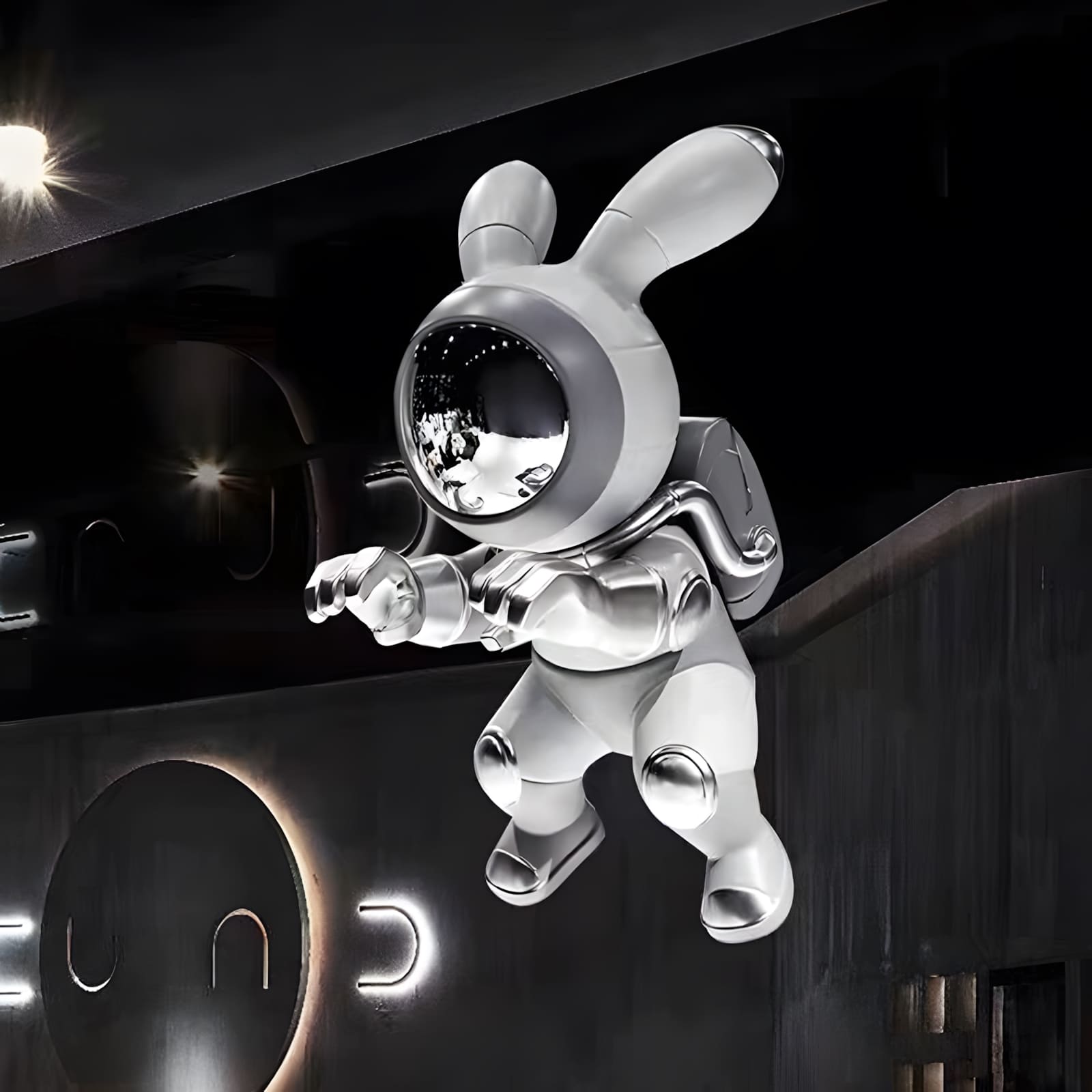 Space Rabbit Sculpture